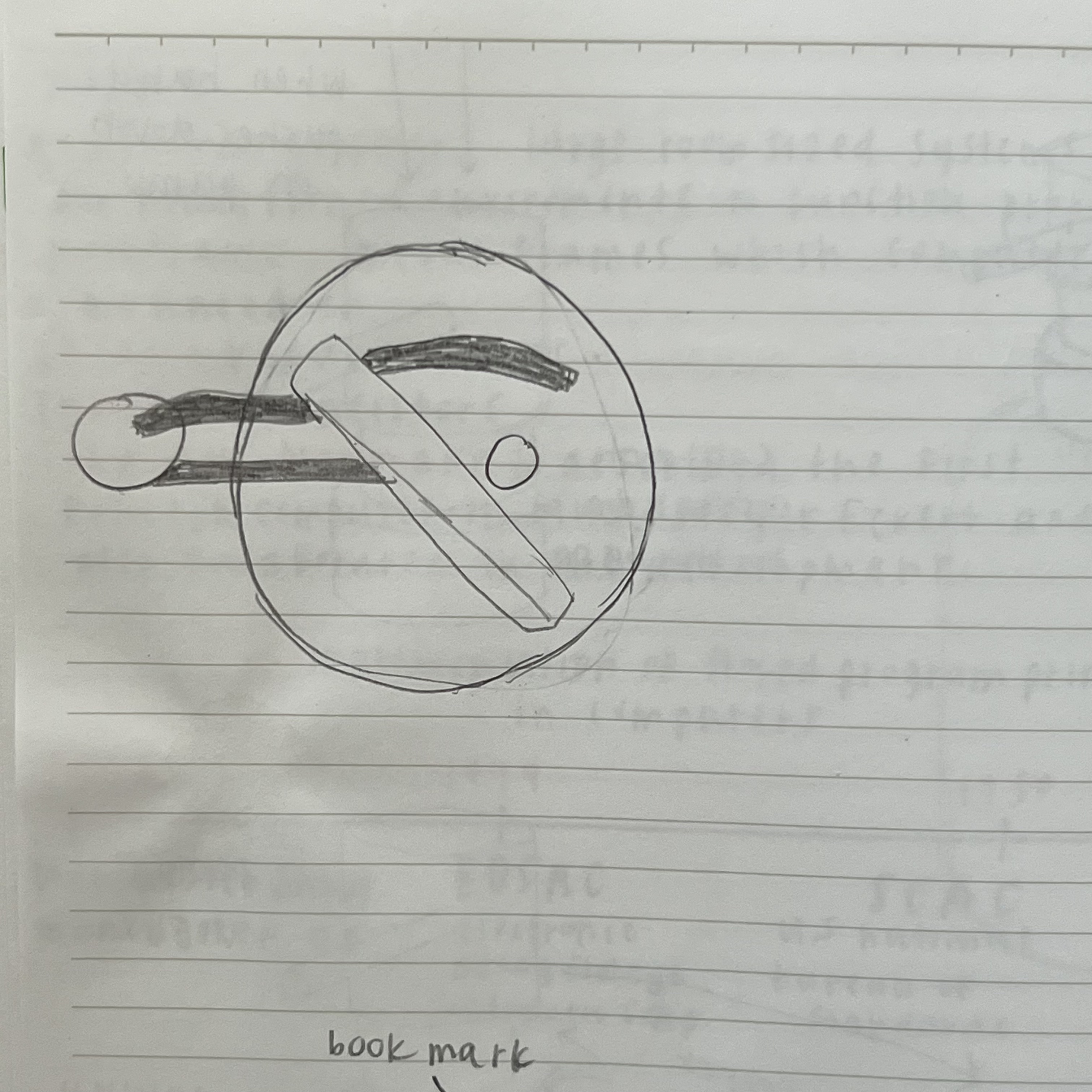 Door lock sketch that the turning knob can be incorporated into possible circuit