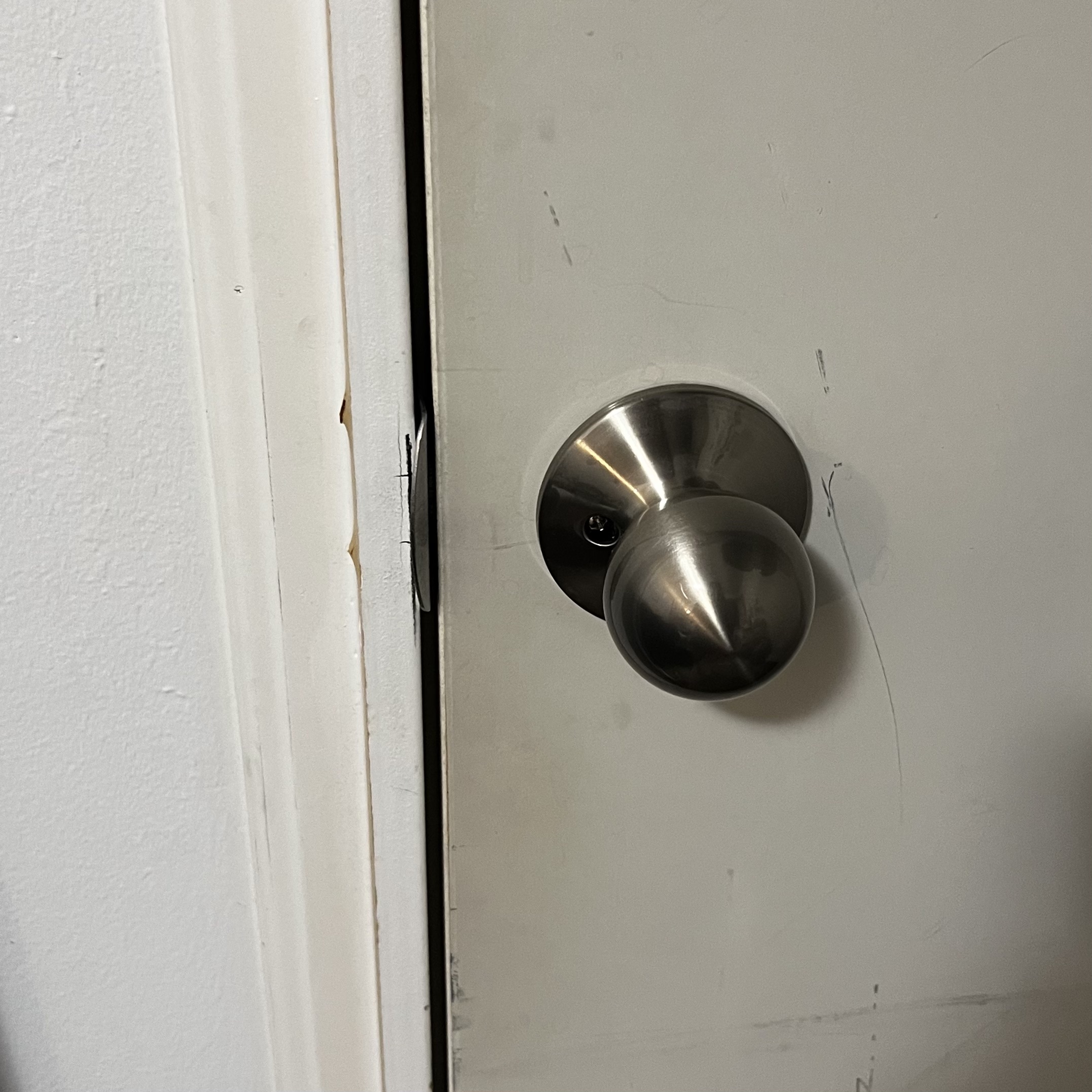 Door knob pictured as an affordance